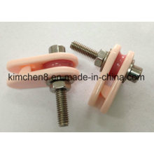 Caged Ceramic Wire Jump Preventer Guide Caged Ceramic Pulley (26*8*M4)